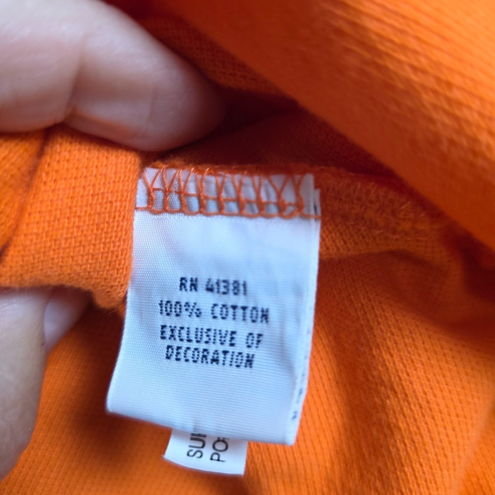 Ralph Lauren Polo Shirt Mens Size L Orange Short Sleeve Classic Fit Outdoor - Picture 4 of 13